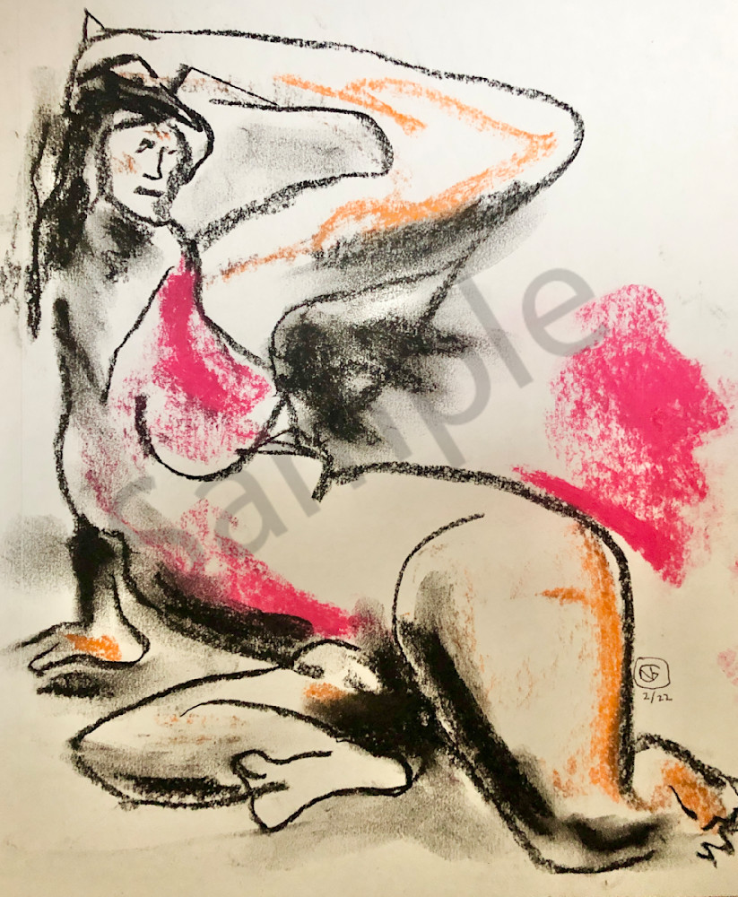 Red Woman Art | Nicola  Gordon