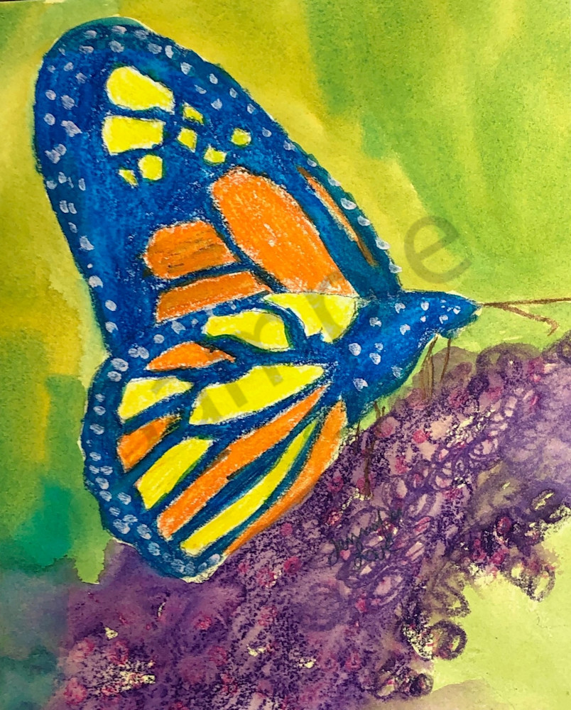 Elementary Butterfly painting print