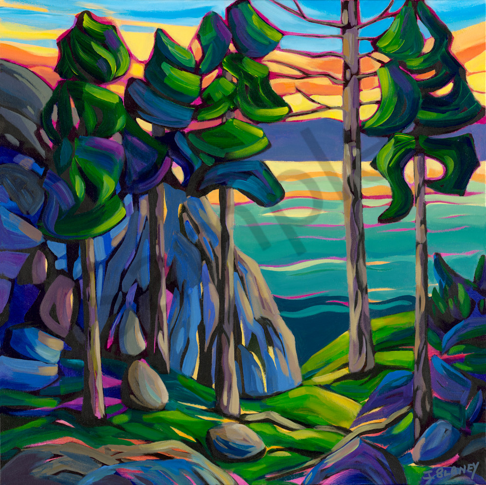 Shoreline Sunset  Art | Jodie Blaney Fine Art