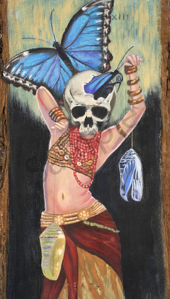 Death Tarot and belly dancer