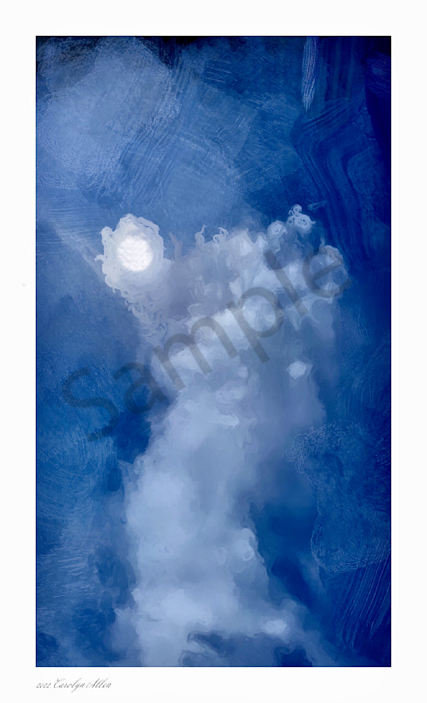 Moonlit Cloudscape Art | Carolyn Allen
