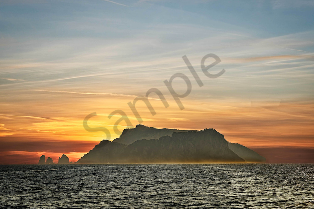 A Long Drink Of A Capri Sunset Photography Art | Cerca Trova Photography