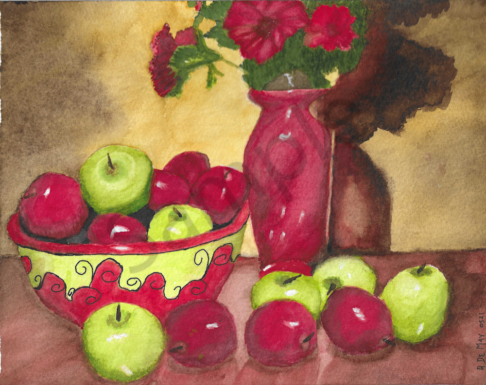 Apple Still Life  Art | De May Studios, LLC