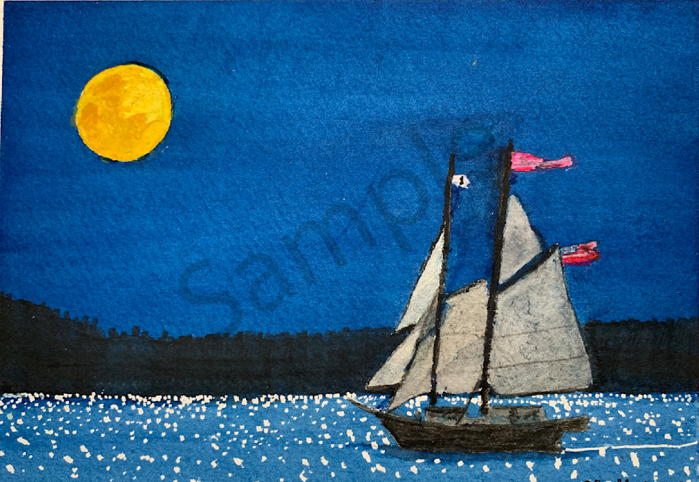 Moonlight Voyage Art | De May Studios, LLC