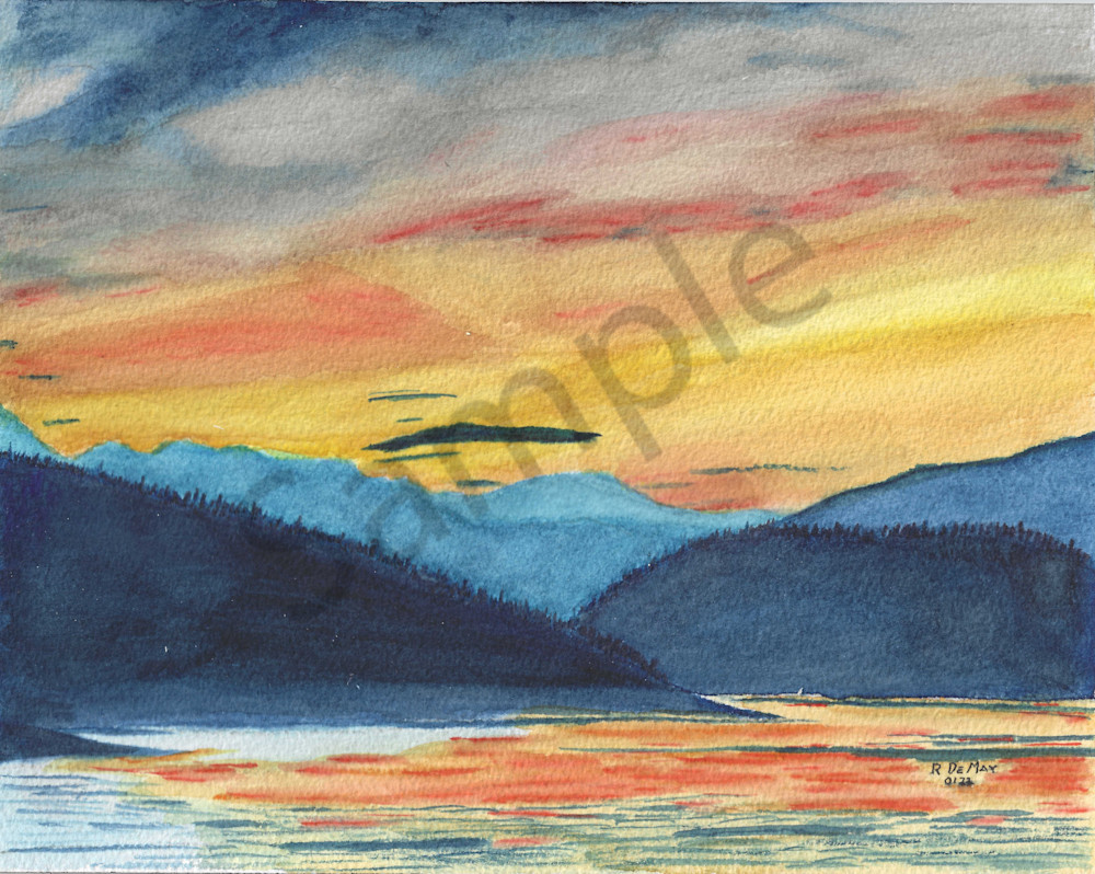 Sky, Land, And Sea Scape Art | De May Studios, LLC