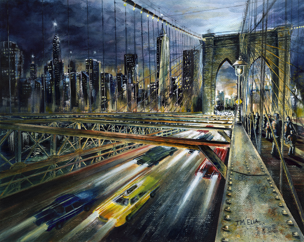 Brooklyn Sweet Lights watercolor