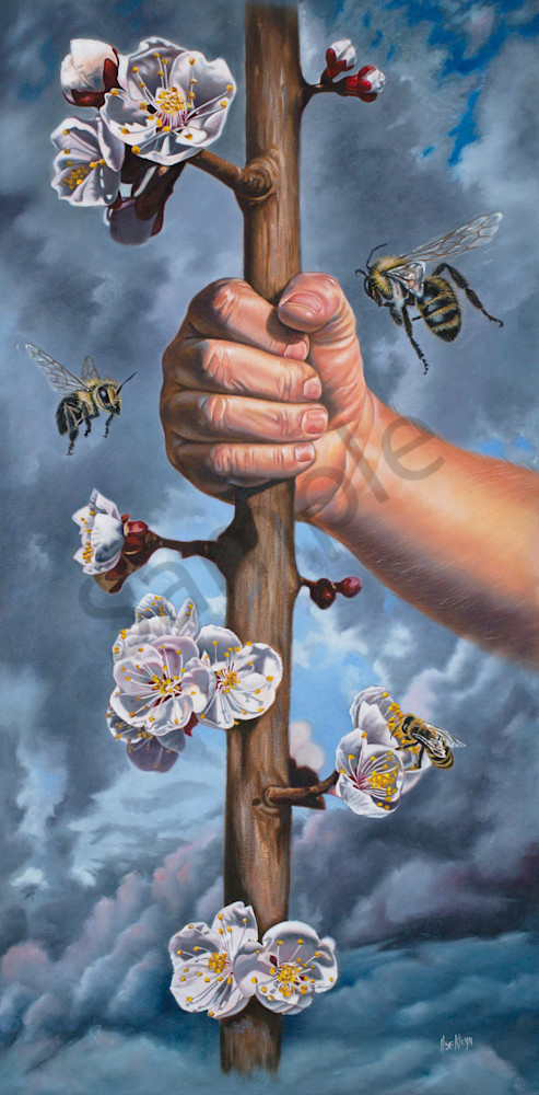 "The Budding Rod" by South African Prophetic Artist Ilse Kleyn | Prophetics Gallery