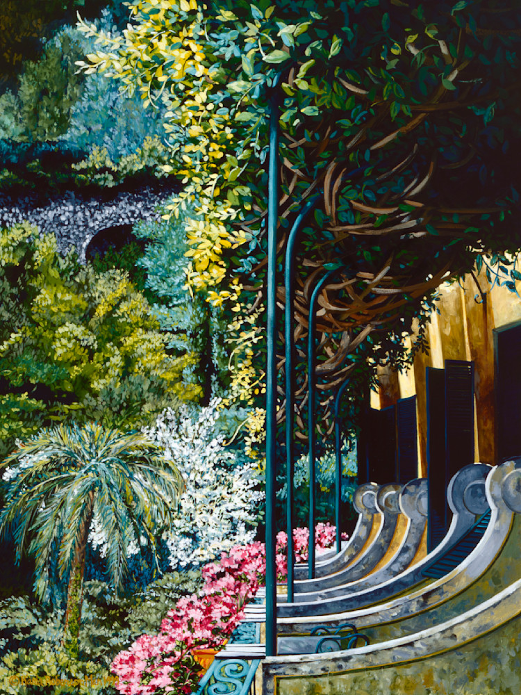 Balconies At The Splendido Hotel, Portofino, Italy Art | Karla Roberson Man