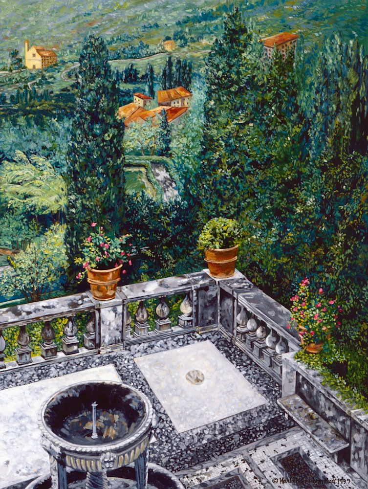 Tivoli Gardens At Villa D'este Tivoli Italy Art | Karla Roberson Man