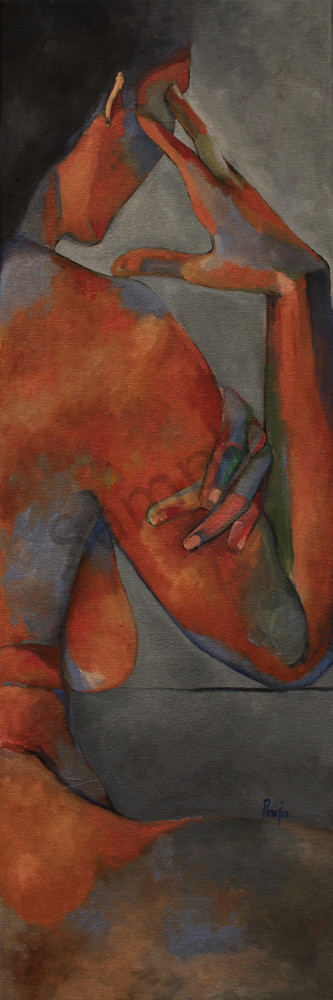 Blue Nude Art | Pooja Fine Art