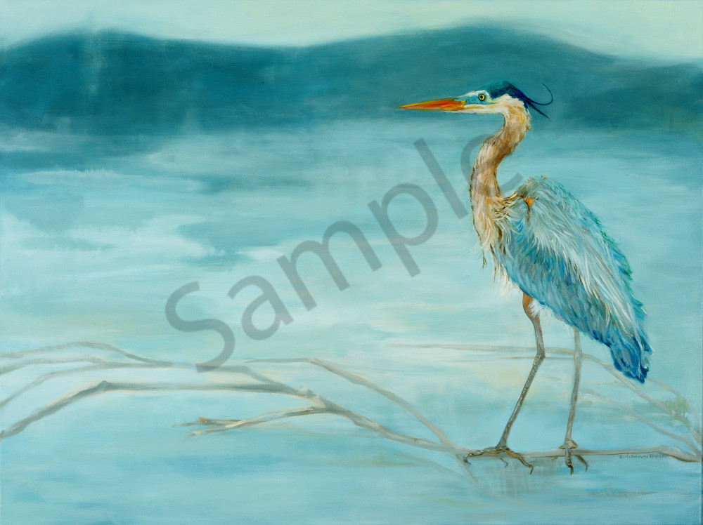 Christina's Blue Heron Art | Karla Roberson Man