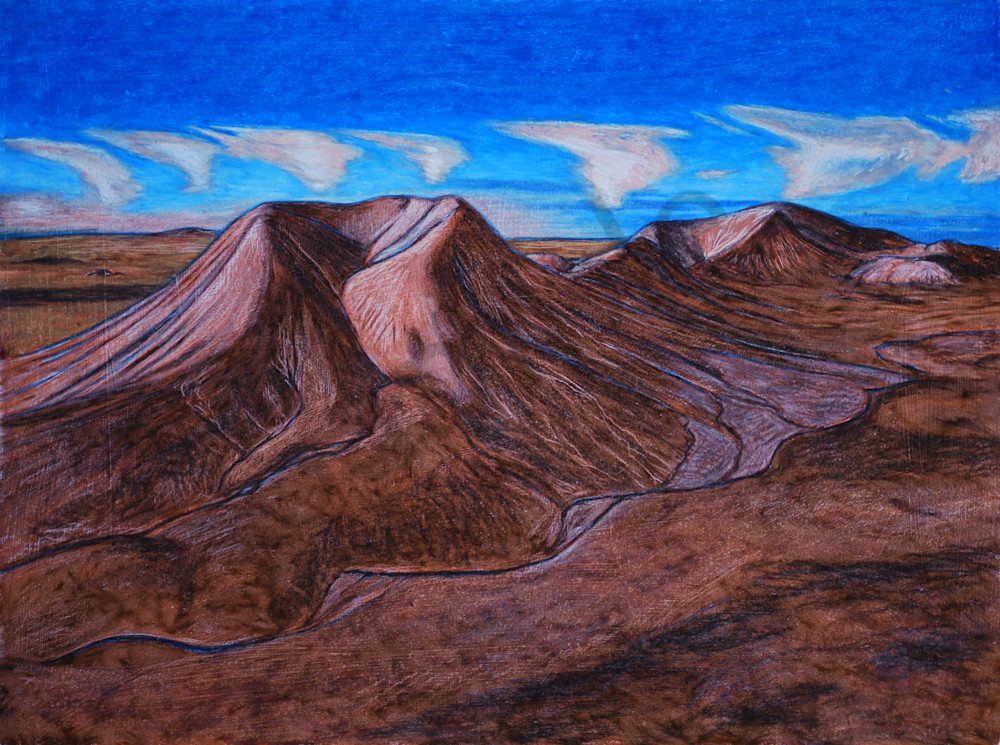 Altocumulus Clouds And Basalt Vents Art | Larry Davis Imagery
