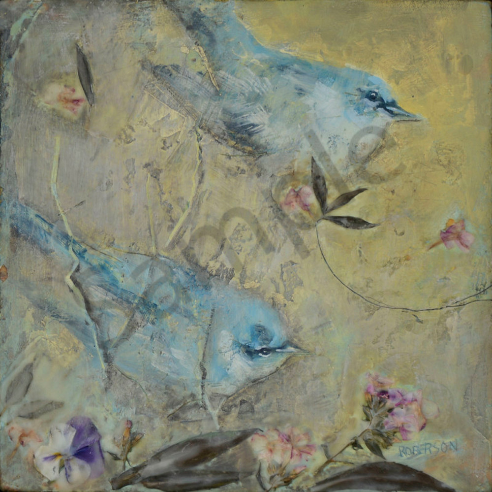 Cerulean Warbler Composition Art | Mary Roberson