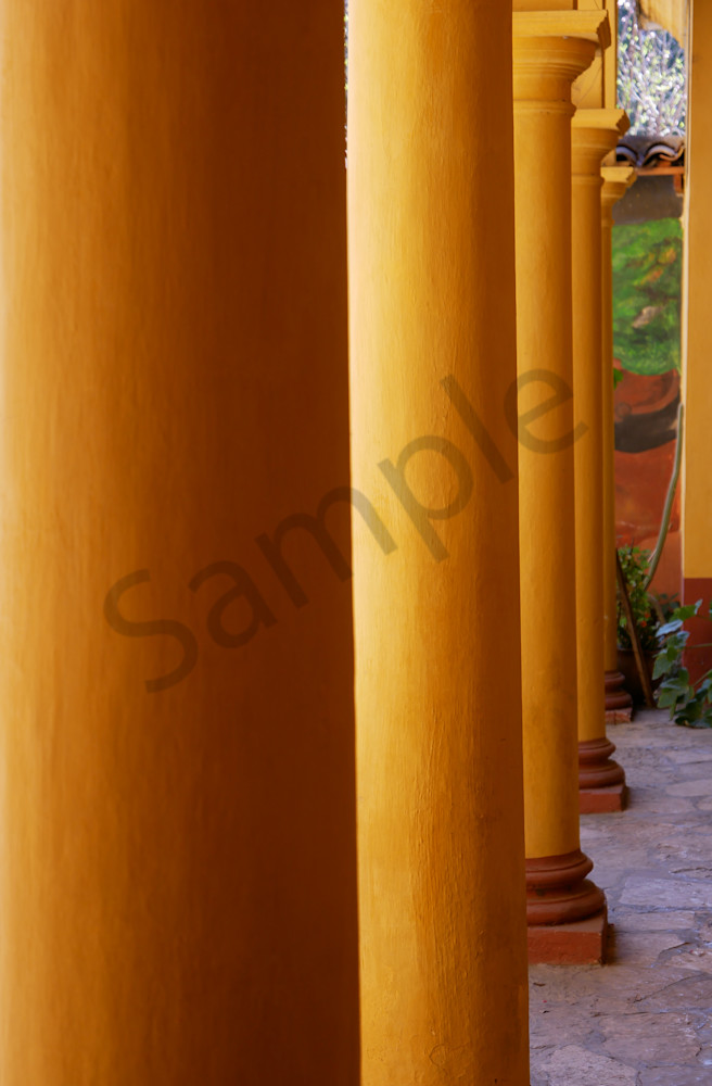 Columns At Na Bolom, Chiapas  0308 Art | Cameron/Baxter Galleries