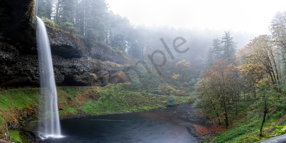 Silver Falls Pano 2 Photography Art | Barb Gonzalez Photography