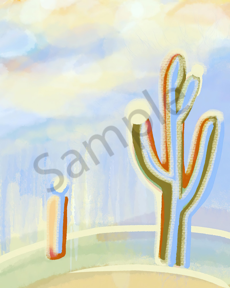 Ca10 Saguaro 4x Art | Carolyn Allen