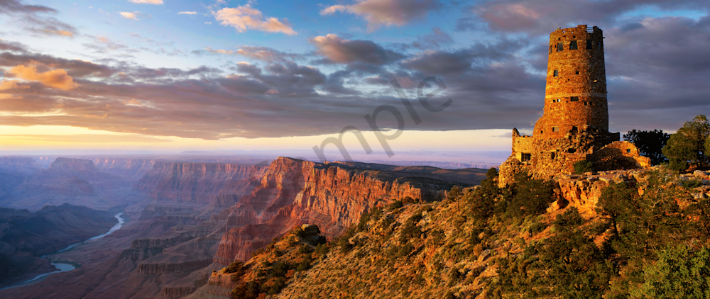 Art Print Desert View South Rim Grand Canyon Arizona River View