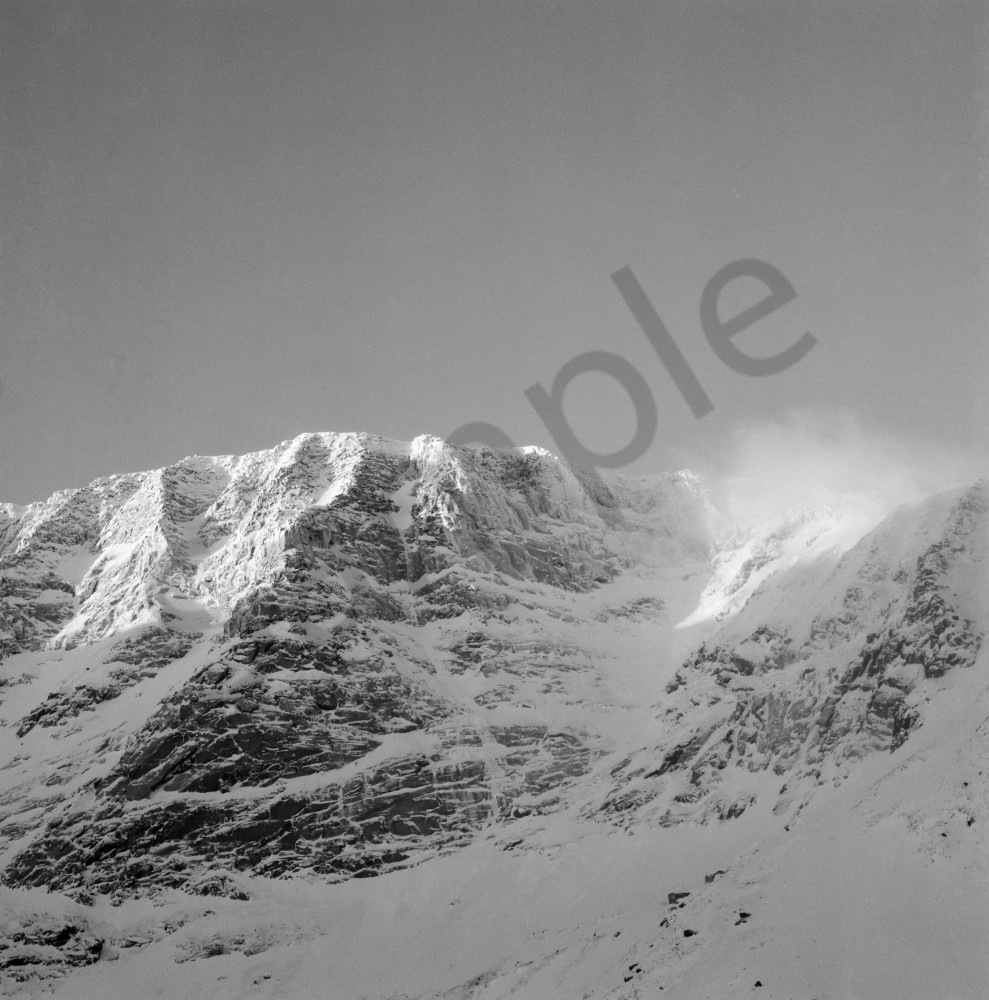 Snow On Mount Katahdin 1970 Art | Cameron/Baxter Galleries