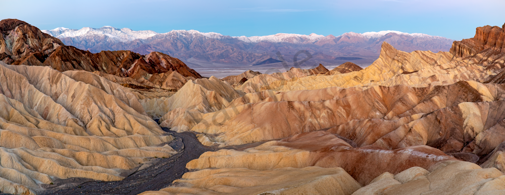 Art Print Zabriskie Point Death Valley National Park California Undulating Contours