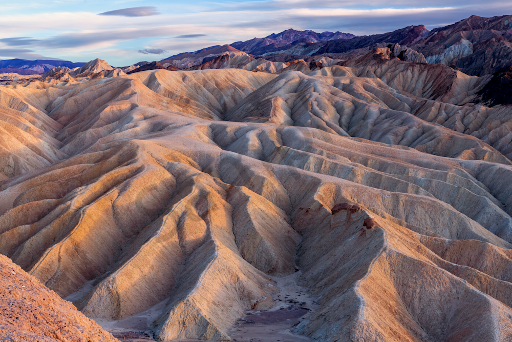 Art Print Zabriskie Point Death Valley California Badlands Overlook