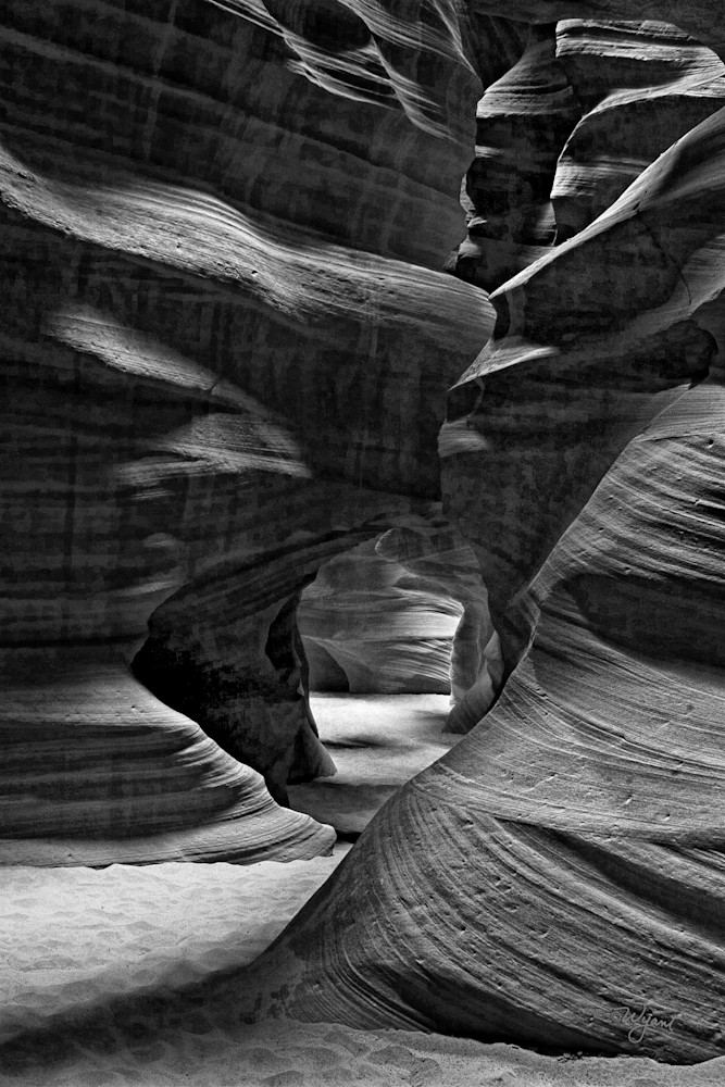 Antelope Canyon Black and White