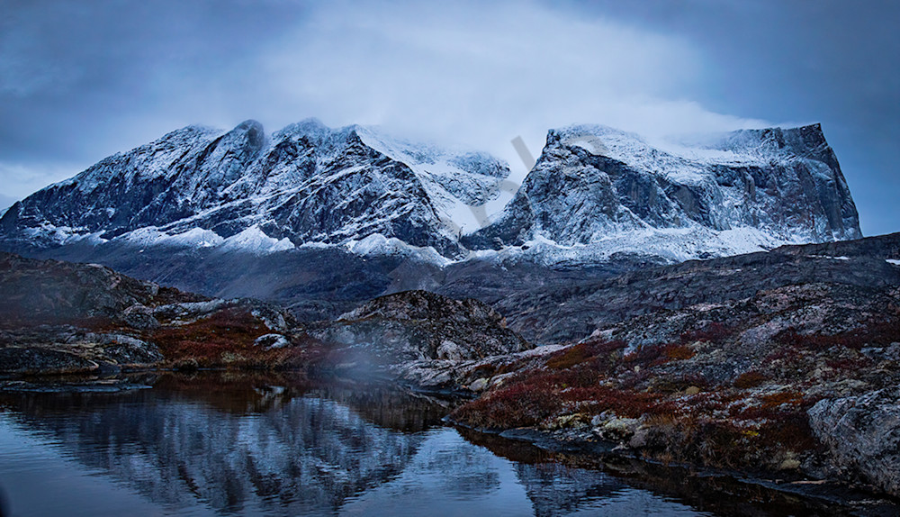 Greenland Mountain Range Photography Art | Nate C Photography