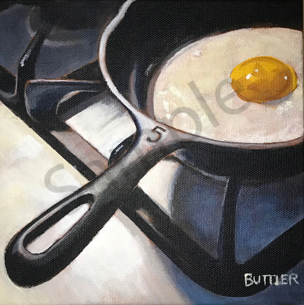 No.5 With Fried Egg Art | Elizabeth Buttler