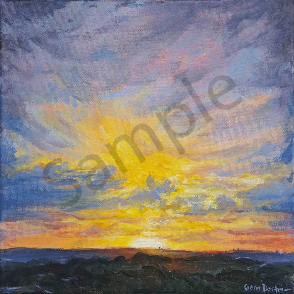 Sunrise Over Buda 1 Art | Gena Destri