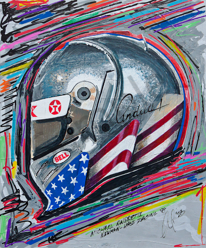 Michael Andretti - '98 CART Helmet Print