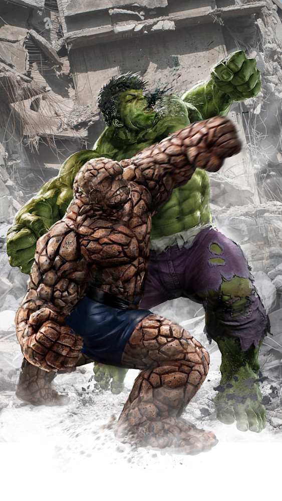 The Hulk vs Thing