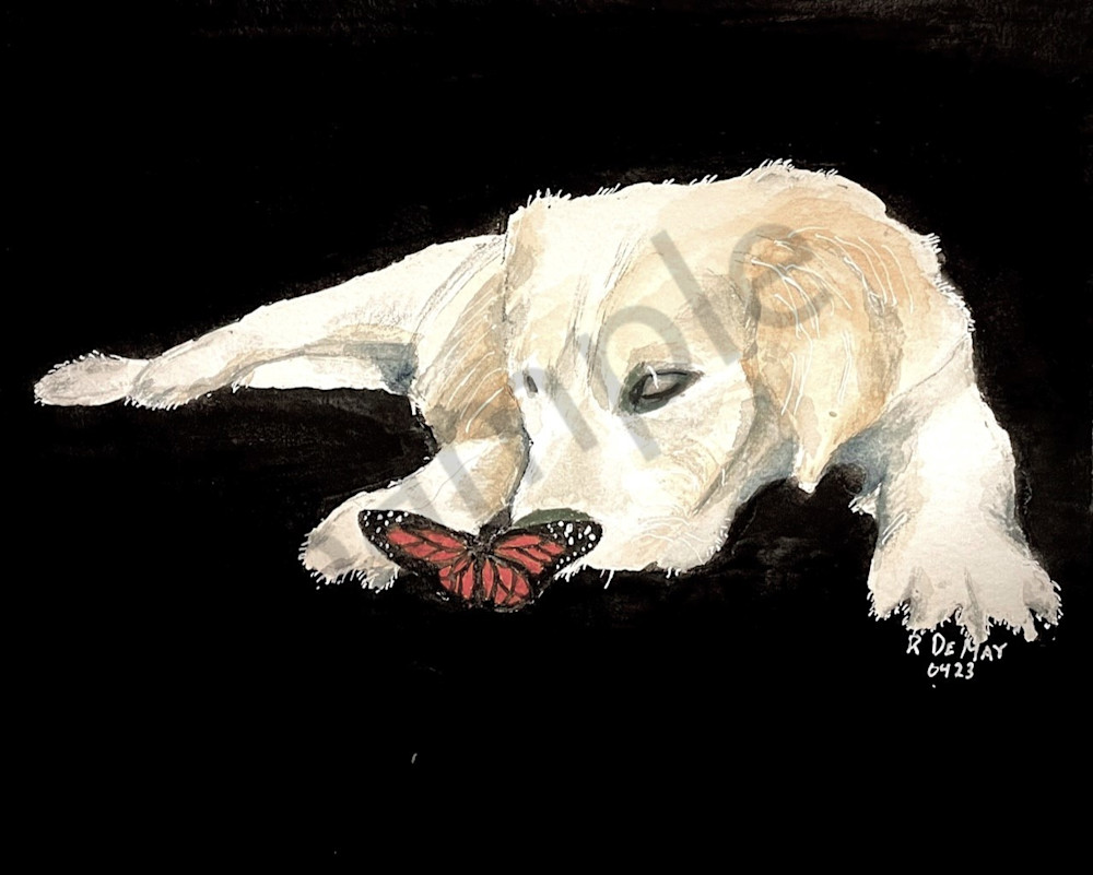 Pups New Friend Art | De May Studios, LLC