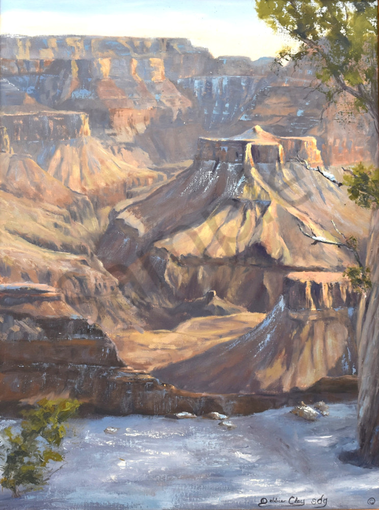 Chilly Day On The Rim Art | Art By Debbie Clay