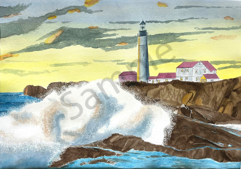 Portland Head Light House Art | De May Studios, LLC