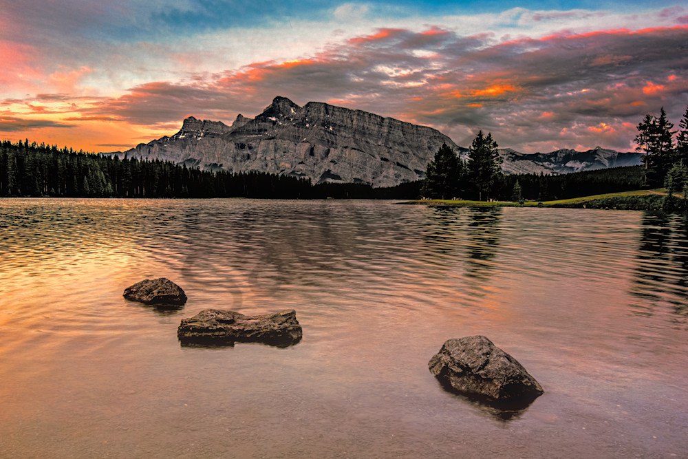 Rundle Mountain Sunrise
