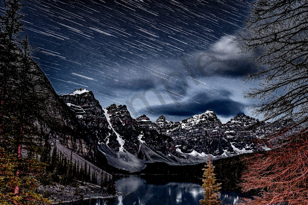 Moraine Lake Star Trails