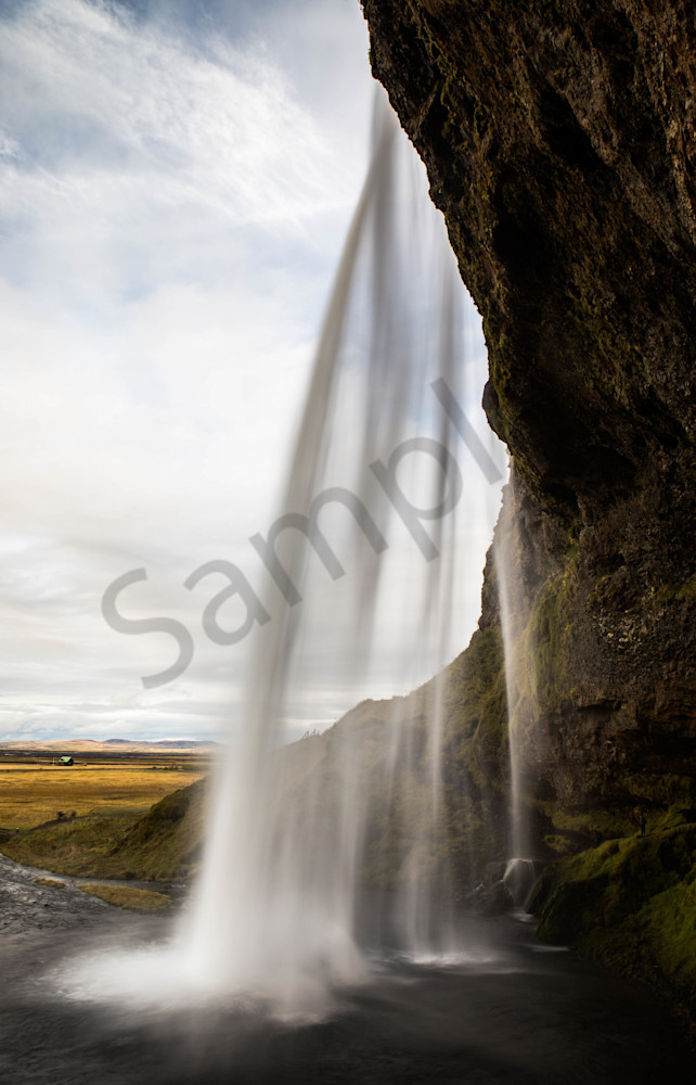 Walking Behind The Waterfall Photography Art | Photography by SC