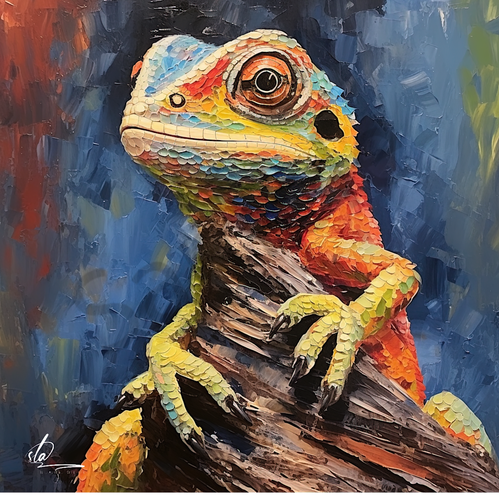Lizard Lookout Art | Sandra Lee Arts