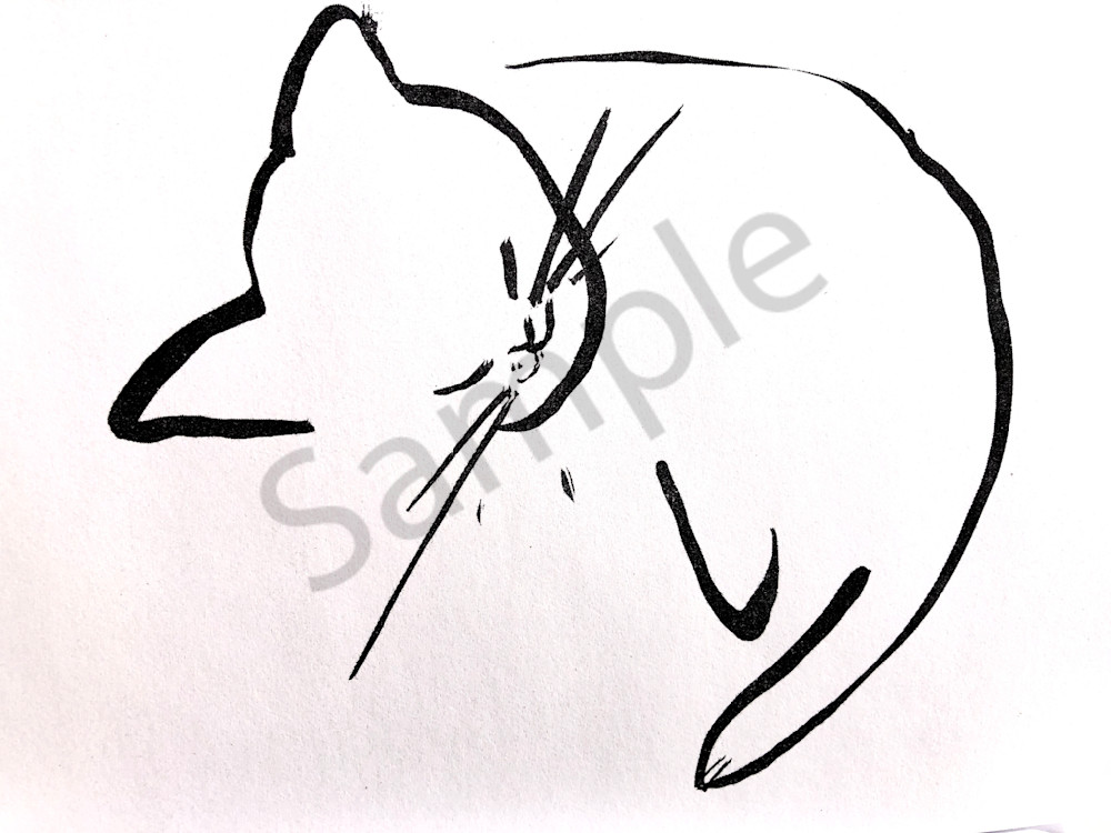 Sleeping Kitty Art | Nicola  Gordon