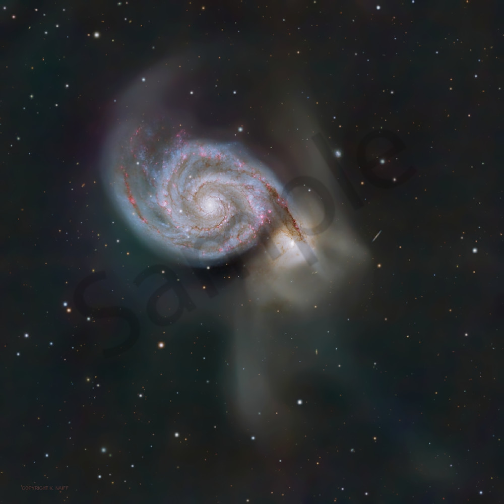 Whirlpool Galaxy Photography Art | Dark Sky Images