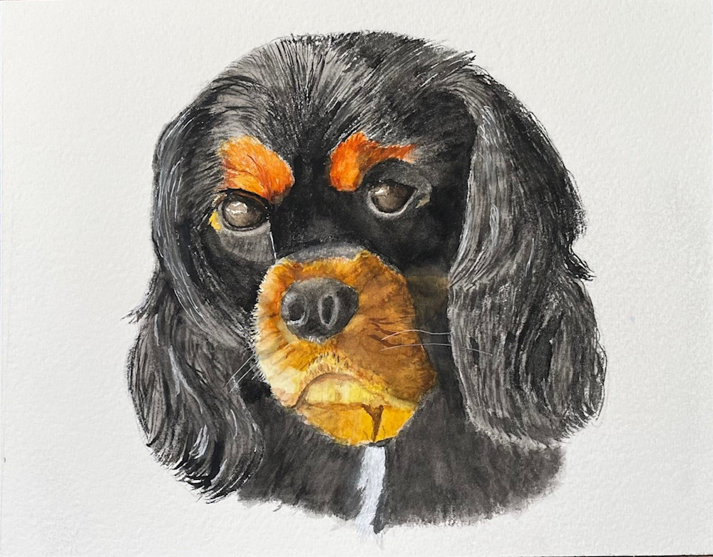 Cavilier King Charles Spaniel Art | De May Studios, LLC