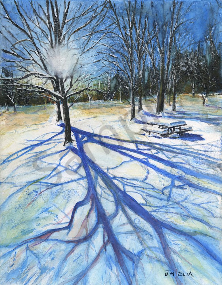 Whispering Winter Shadows Art | Artistry By Night