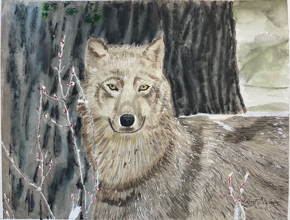 W Inter Wolf Art | De May Studios, LLC