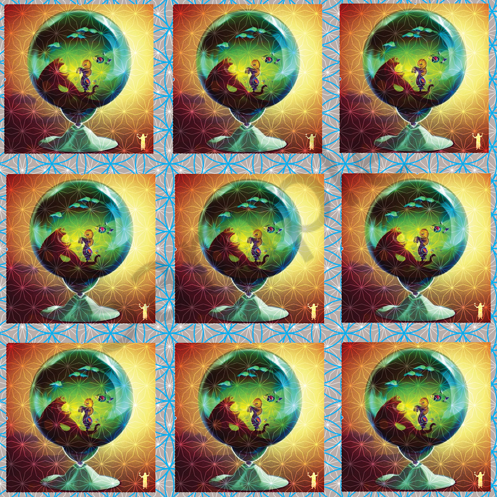 Fishbowl 9p Blotter Bv Dma Mann Copy Art | MANN uP Art