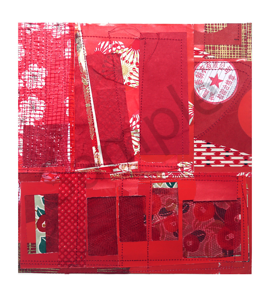 830 Red Like Crimson Art | Courtney Miller Bellairs Artist