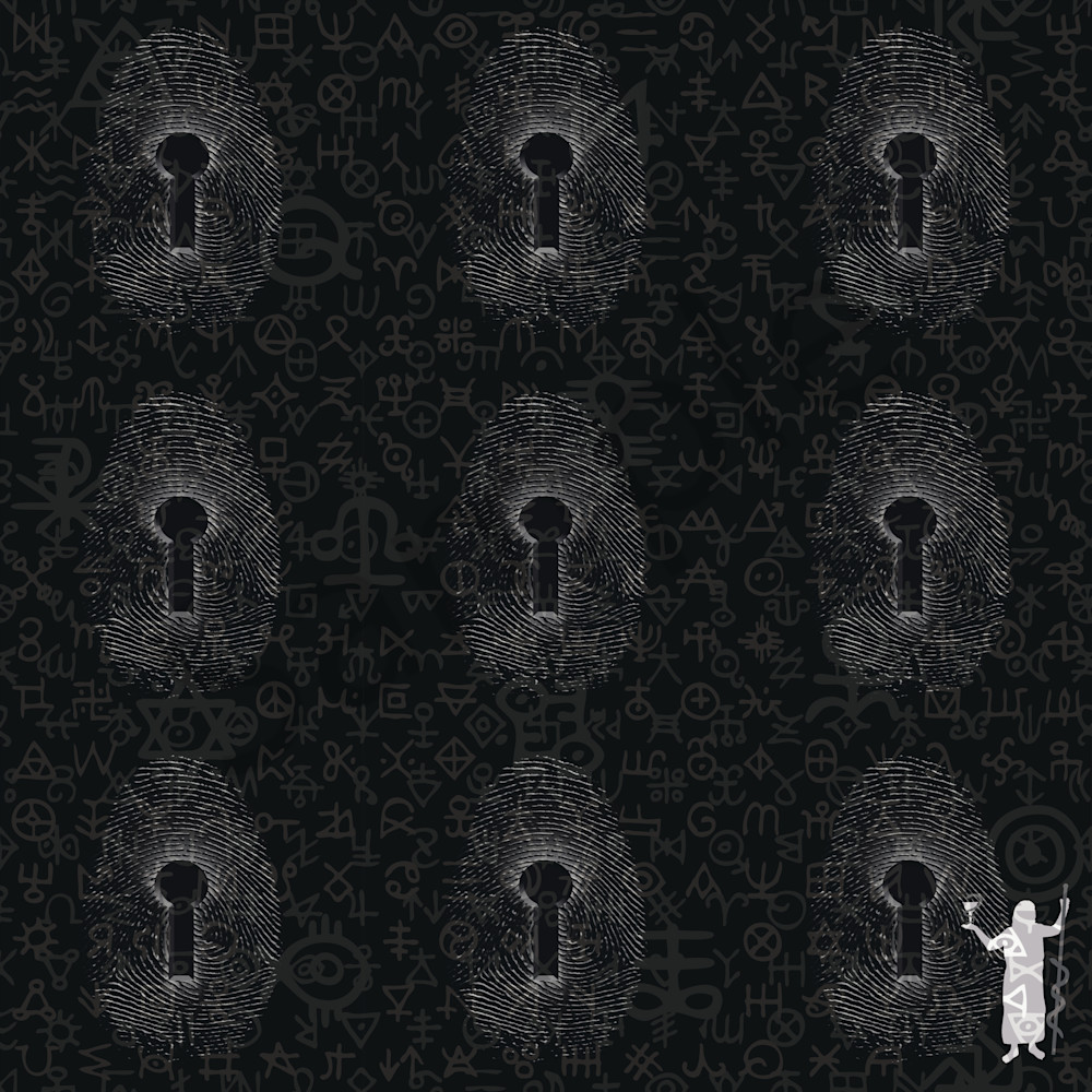 Tumbprint 9 Symbols Art | MANN uP Art