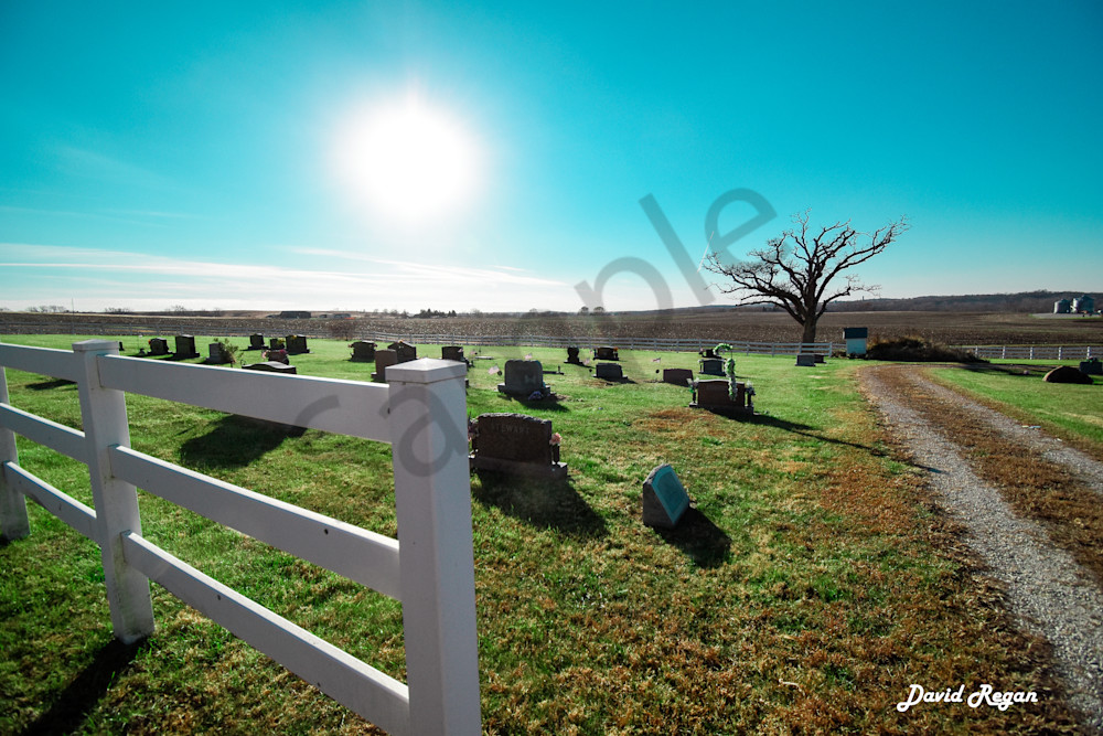 Sun Sets On The Cemetery Photography Art | Photos By Regan