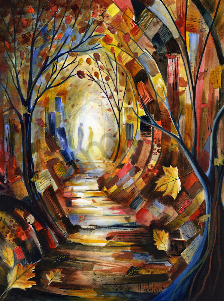 Path Of Rust & Gold Art | Artistry By Night