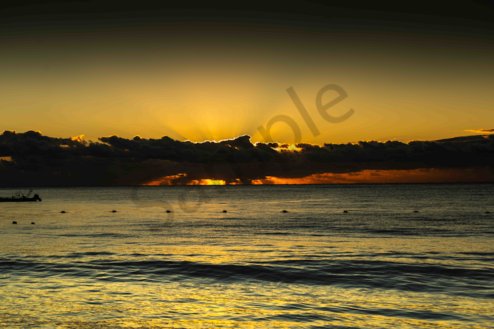 Visions of God Rays | Caribbean Sunrise Photography | BamaPrice.com