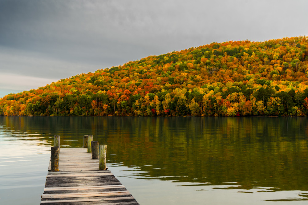 Coosa Gold: Coosa River Autumn Landscape Print | www.bamaprice.com
