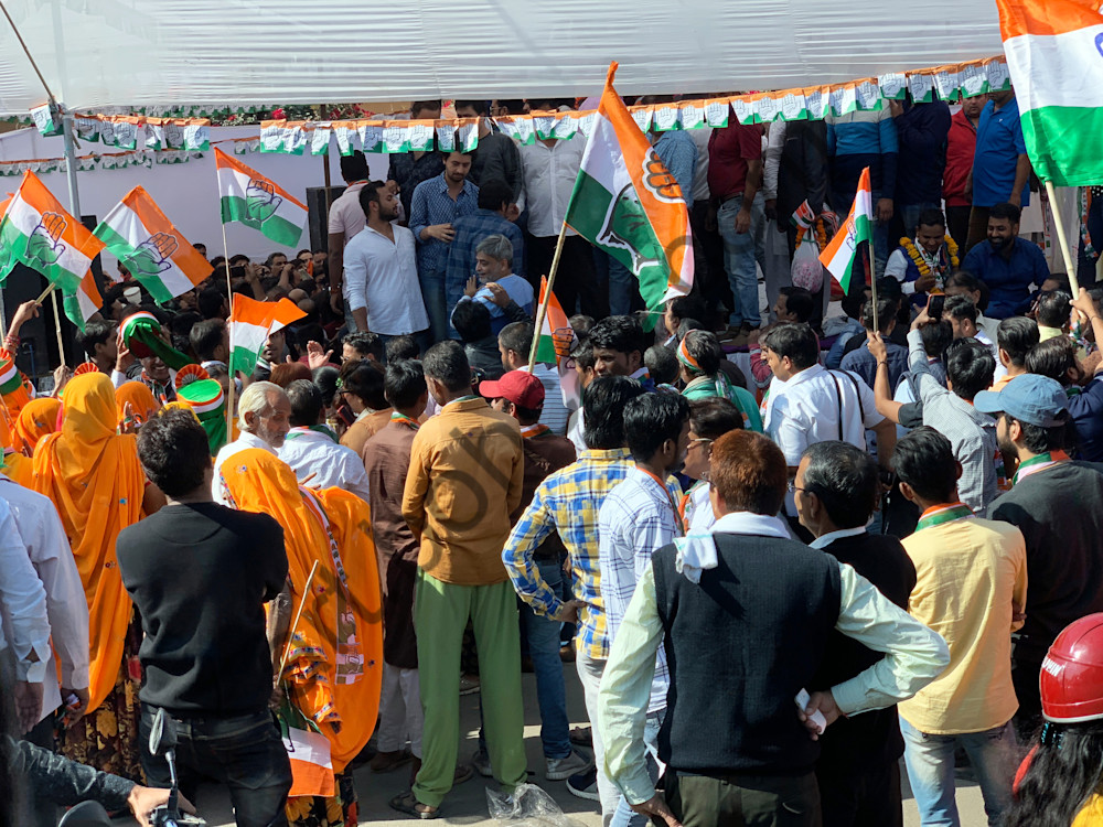 Political Rally Jaipur India